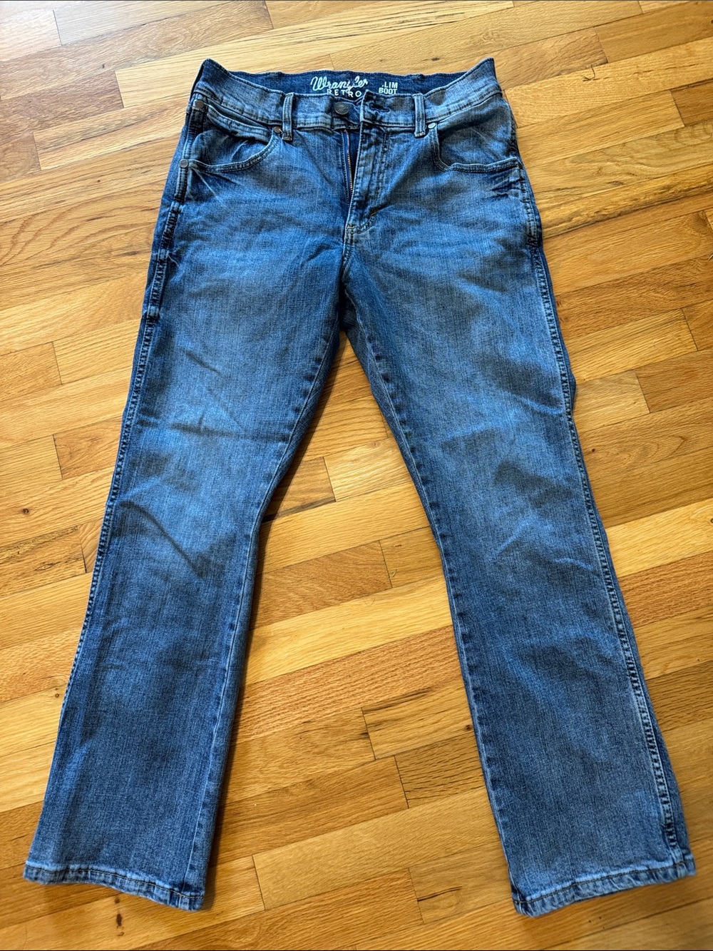 Wrangler Men’s Bootcut Jeans - Blue Wash